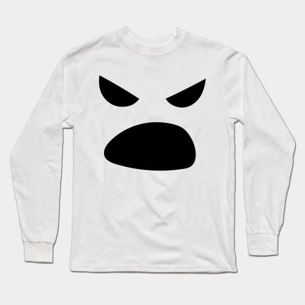 Ghost Face Long Sleeve T-Shirt by BIGUP